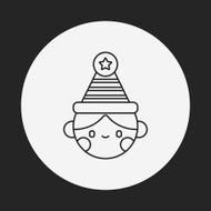 party boy line icon N4