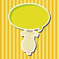 Baby clothes theme elements N27
