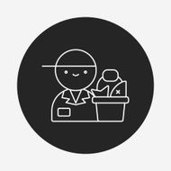 zookeeper line icon N2