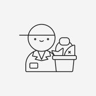 zookeeper line icon N5