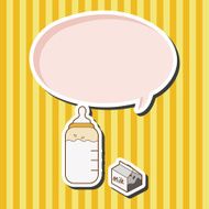 Feeding bottle theme elements N20