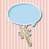 baby toy rattle theme elements N9