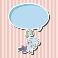Baby clothes theme elements N28