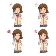 girl phone