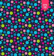 Seamless geometric pattern with circles