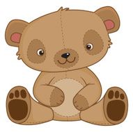 Classic brown teddy bear