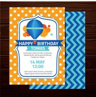 Colorful birthday background with place for text N2