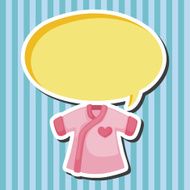 Baby clothes theme elements N29