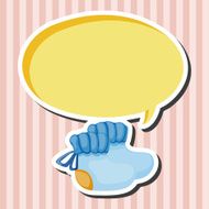 Baby clothes theme elements N30