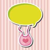 Baby bib theme elements N19