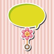 Baby rattle theme elements N26