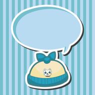 baby hat theme elements N10