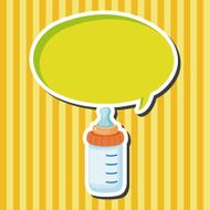 Feeding bottle theme elements N23