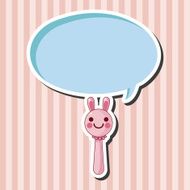 baby toy rattle theme elements N10