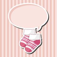 baby socks theme elements N4
