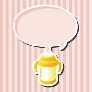 Feeding bottle theme elements N25