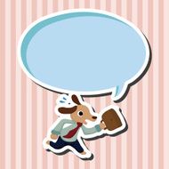 animal dog worker cartoon theme elements N9