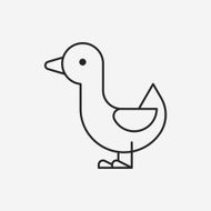 duck line icon N5