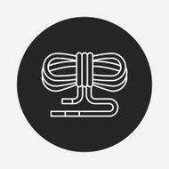 Rope skipping line icon N2