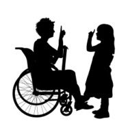 Vector silhouette of a woman N20