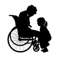 Vector silhouette of a woman N23