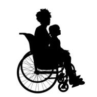 Vector silhouette of a woman N31