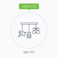 Baby toys icon Butterfly elephant and bear N9