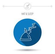 Baby hat with nodule icon Newborn cap sign N12