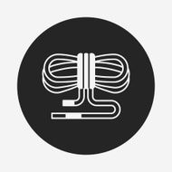 Rope skipping icon
