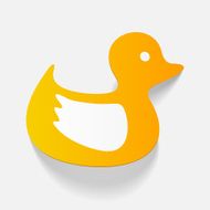 realistic design element duck N8