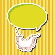 Baby bib theme elements N22
