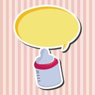 Feeding bottle theme elements N28