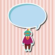 animal bird worker cartoon theme elements N2
