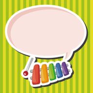 baby toy piano theme elements N2