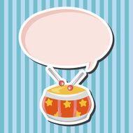 baby toy drum theme elements N2