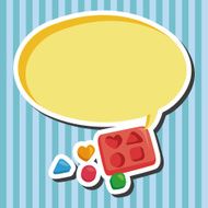 baby toy brick theme elements N2