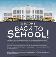 Back to School Concept with copy space for text