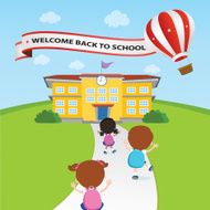 Welcome back to school balloon