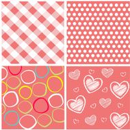 seamless patterns with fabric texture N4