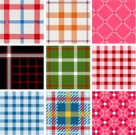 Set of plaid patterns N6