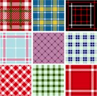 Set of plaid patterns N7