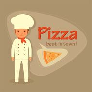 cook profession pizza slice