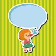 little kid with heart theme elements N27