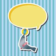 baby toy seadog doll theme elements N2