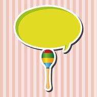 baby toy rattle theme elements N16