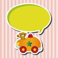 baby toy car theme elements N10