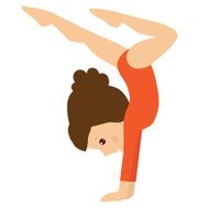 Gymnastics vector illustration N13