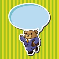 animal worker cartoon theme elements N28