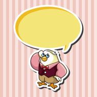 animal worker cartoon theme elements N29