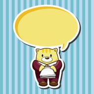 animal worker cartoon theme elements N33